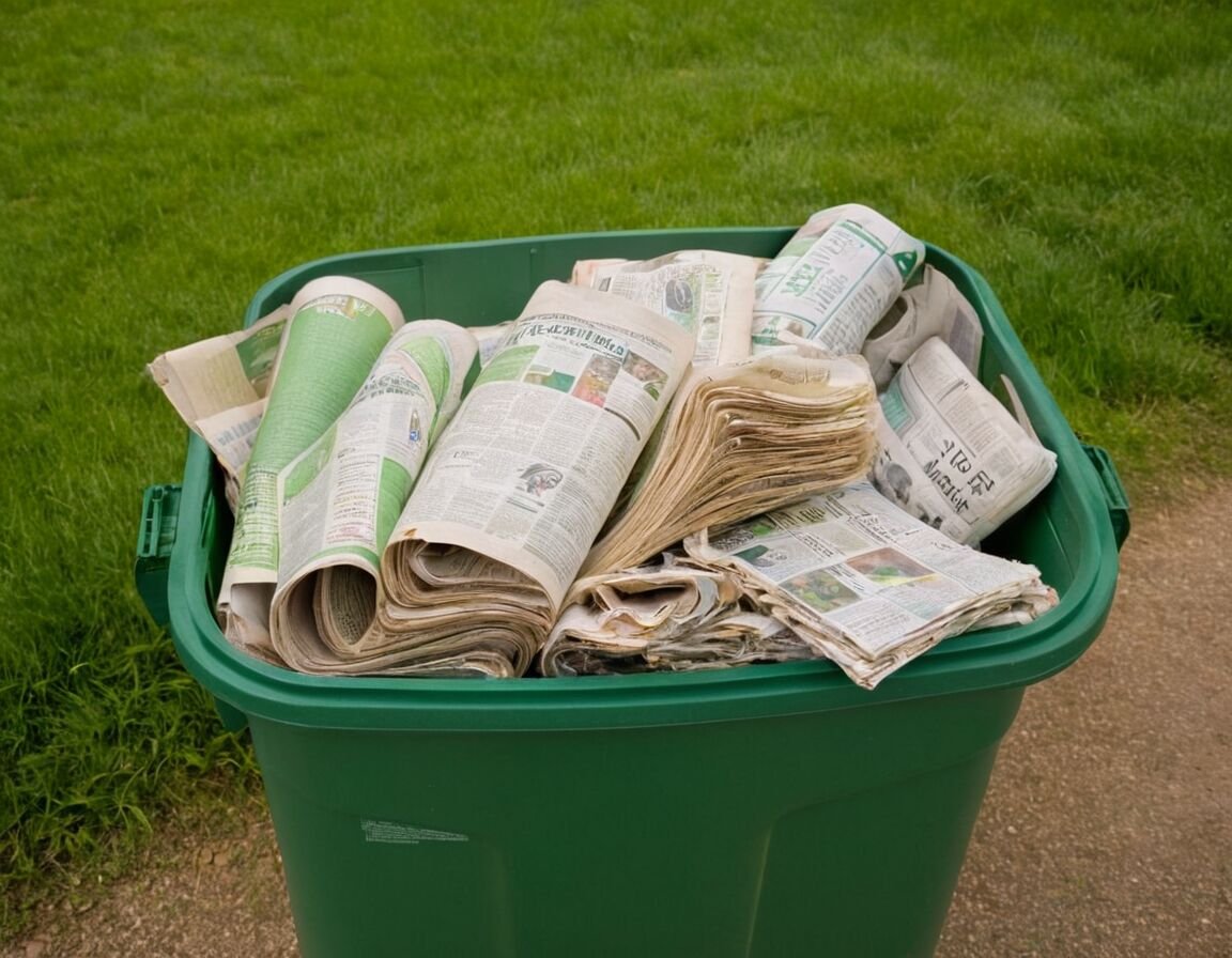 Papierwechsel vor der Tonne regelmäßig kontrollieren - Darf Zeitungspapier in die Biotonne? Tipps zur richtigen Abfallentsorgung