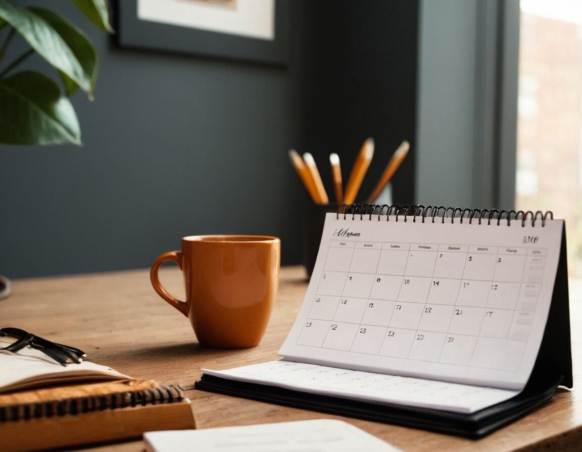 Terminplan checken, zeitliche Puffer schaffen - Guten Wochenstart: Tipps für einen erfolgreichen Start in die neue Woche