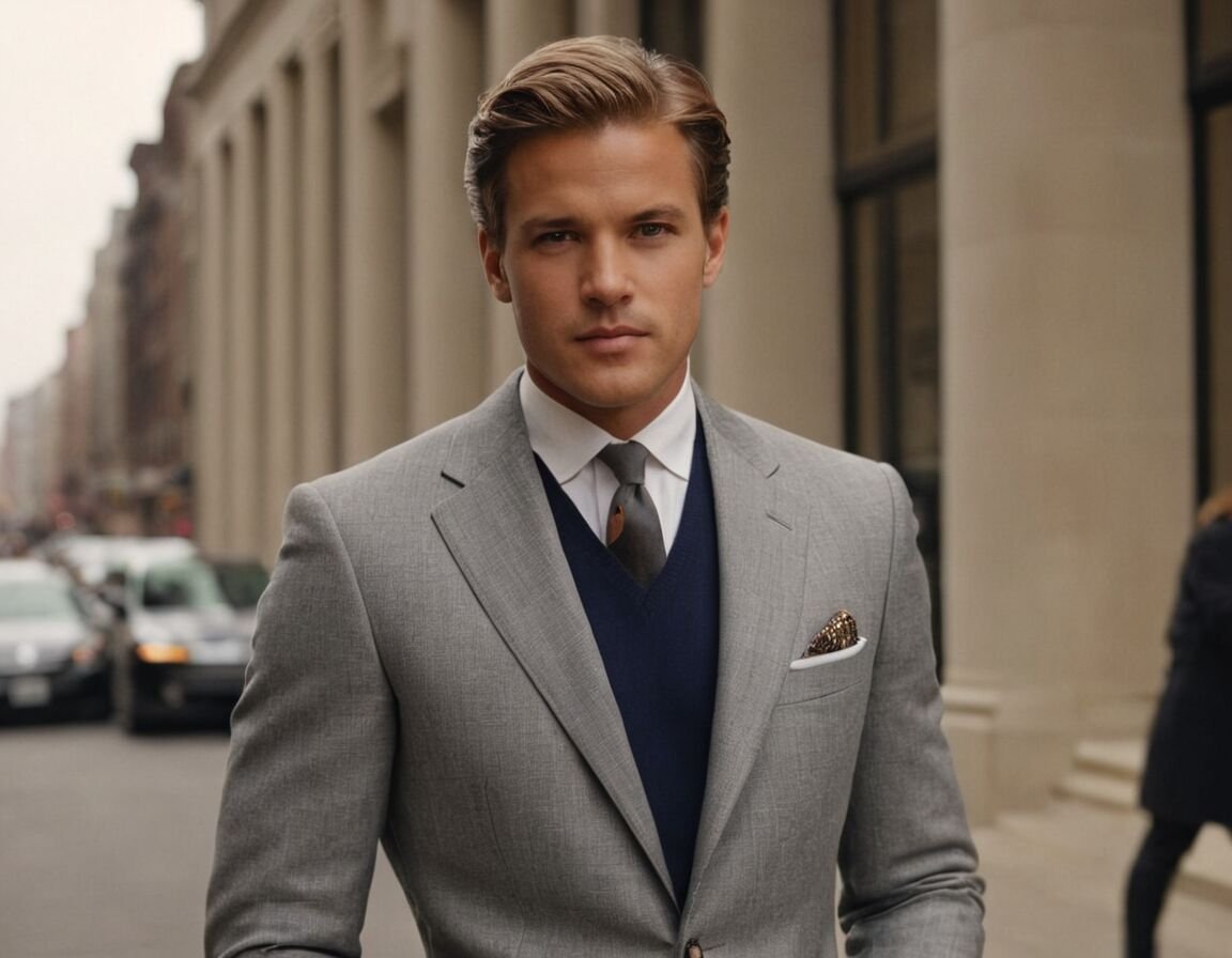 Kombiniere mit klassischen, zeitlosen Accessoires - Die perfekte Ralph Lauren Jacke in Grau: Stil und Eleganz für jeden Anlass
