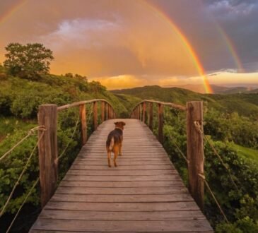 Trauer um den Hund: Einfühlsame Sprüche zur Regenbogenbrücke