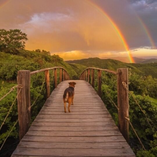 Trauer um den Hund: Einfühlsame Sprüche zur Regenbogenbrücke