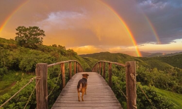 Trauer um den Hund: Einfühlsame Sprüche zur Regenbogenbrücke
