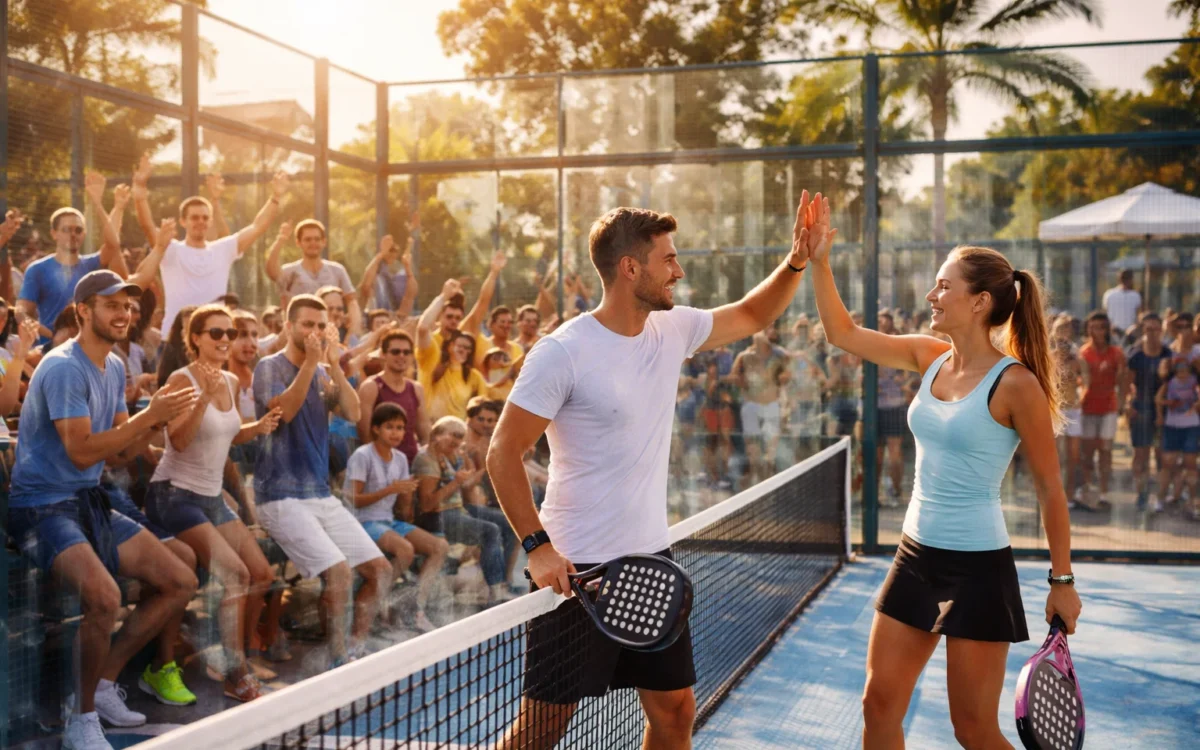 Padel-Gemeinschaftsgeist